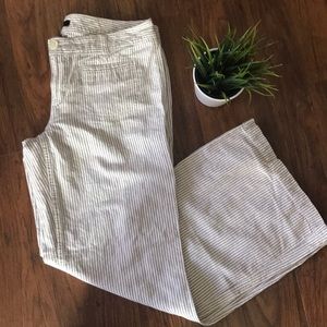 Express Wide Leg Linen Pant